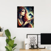 *~* A100サイコボホジプシー10クリスタルボール ポスター (ホームオフィス)