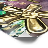 *~* A100ボホジプシー女性ダンサーのタンバリン ポスター (コーナー)