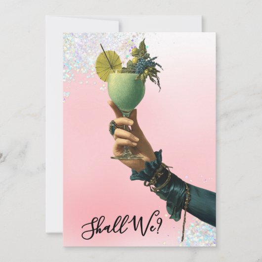 *~* A101カクテル2フォト華美バチェロレッテI 招待状 (正面)