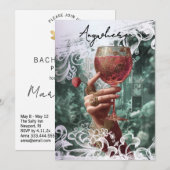 *~* A101フォト コックテイル エニウェア バチェロレッテ 30 招待状 (正面/裏面)