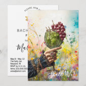 ＊＊ A101 カクテル25 フォト  オルネイト  バチェロレッテ 招待状 (正面/裏面)