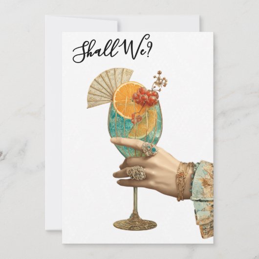 *～* A101 カクテル オルネイト フォト  7  バチェロレッテ 招待状 (正面)