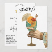 *～* A101 カクテル オルネイト フォト  7  バチェロレッテ 招待状 (正面/裏面)