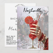 *～* A101 カクテル フォト ナッシュビル 16 バチェロレッテ 招待状 (正面/裏面)