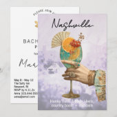 *～* A101 カクテル フォト ナッシュビル 7 バチェロレッテ 招待状 (正面/裏面)