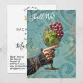 ＊＊ A101 カクテル フォト  華麗 25  プレゼント 招待状 (正面/裏面)