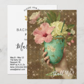 *～* A101 フォト10 オルネイト コクテイル バチェロレッテ 招待状 (正面/裏面)