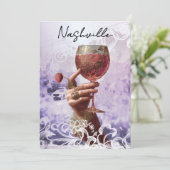 *~* A101 フォト コクテール 30 ナッシュビル バチェロレッテ 招待状 (スタンド正面)