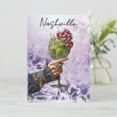 *~* A101 フォト コックテール25 ナッシュビル バチェロレッテ 招待状 (スタンド正面)