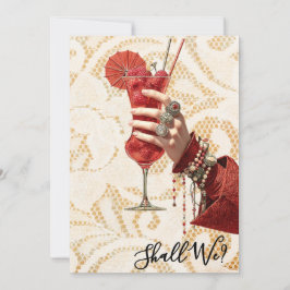 *～* A101  華やかなコクテール 写真4  花嫁候補 招待状