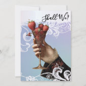 *~* A101 華麗なコクテルドレス 1 ハッピーな独身最後の夜 招待状 (正面)