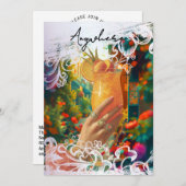 *** A101 29 フォト コーヒー どこでも ブライズ 招待状 (正面/裏面)