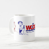 A10 -ステレオの"マグのCDOのアナウンサー" コーヒーマグカップ (正面左)