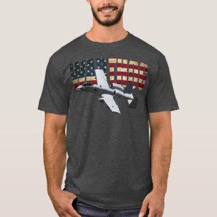 A10 A-10 Thunderbolt Warthag Brrrtサメ口 Tシャツ