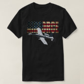 A10 A-10 Thunderbolt Warthag Brrrtサメ口 Tシャツ (デザイン正面)