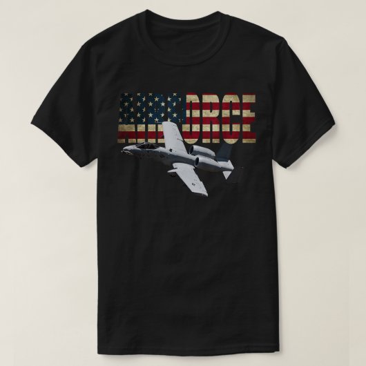A10 A-10 Thunderbolt Warthag Brrrtサメ口 Tシャツ (デザイン正面)
