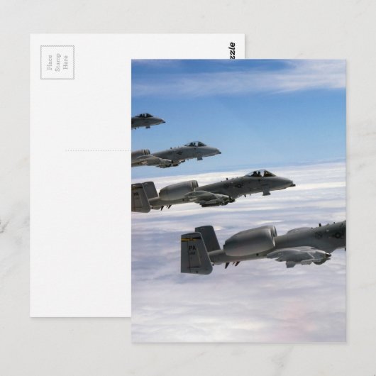 A10 Thunderbolt II ポストカード (正面/裏面)