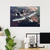 A10 Thunderbolt II Poster ポスター (ホームオフィス)