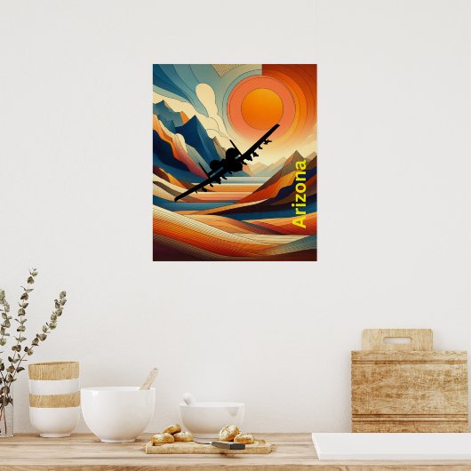 A10 Warthog Poster. ポスター (キッチン)