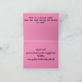 A119D -鏡カード – The other chick サンキューカード (内部)