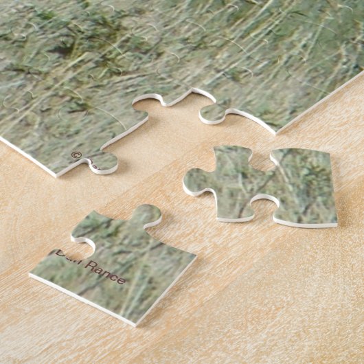 A13 Pronghornのカモシカの木びき台 ジグソーパズル (側面)