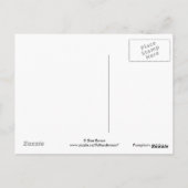 A15プロンコーンアンテロープ粗野バック ポストカード (裏面)