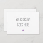 A1 封入カード印刷（5x3.5） 招待状 (正面/裏面)