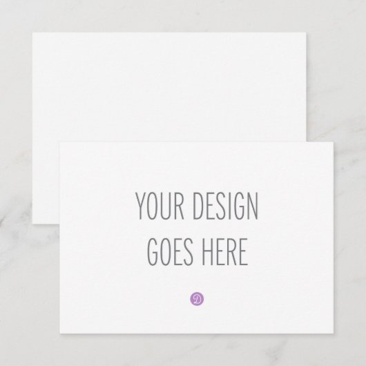 A1 封入カード印刷（5x3.5） 招待状 (正面/裏面)