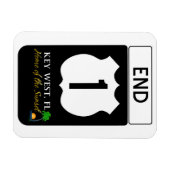 A1Aハイウェイ標識フロリダ マグネット (横)