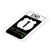 A1Aハイウェイ標識フロリダ マグネット (左側)