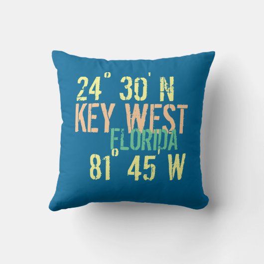 A1A Key Westの枕 クッション (裏面)