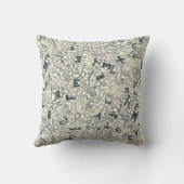 A1B2C3インジゴアイボリー クッション (裏面)