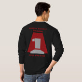 A1LogoLargeのレストランの排気 Tシャツ (裏面フル)