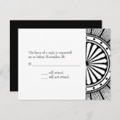 A2アールデコ応答カード 出欠カード (正面/裏面)