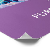 A2ポスター:John Dyer。パープルペンギンパーティー ポスター (角)