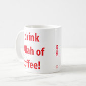 A2赤のマグ コーヒーマグカップ (正面左)