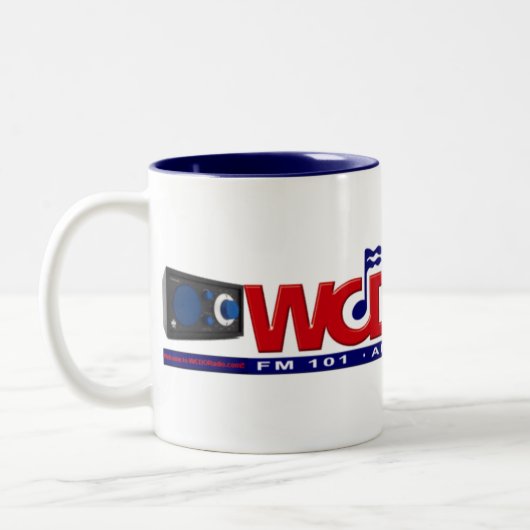 A20 - WCDORadio.comのコーヒー・マグ ツートーンマグカップ (左)