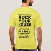 A26石あなたの家の再結集のワイシャツ(人) Tシャツ (裏面)