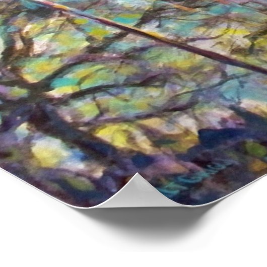 A2 SKYLINE NIGHT VIEW ポスター (角)