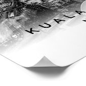 A3クアラルンプール・マレーシアコーディネートのポスター ポスター (角)