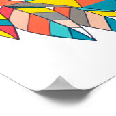 A3モダン Wise Owl Kids Artイラストレーション ポスター (角)