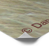 A37プロンコーンアンテロープ曲がった角 ポスター (角)