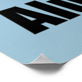 A380アルミオーバーキャストポスター ポスター (角)