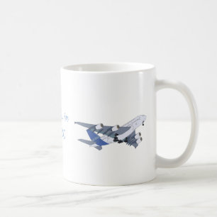 a380エアバスのマグ コーヒーマグカップ