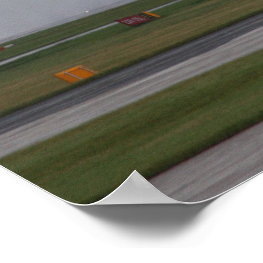 A380マンチェスターへの着陸 ポスター (角)