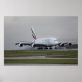 A380マンチェスターへの着陸 ポスター (正面)