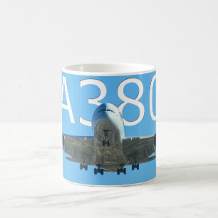A380旅客機 コーヒーマグカップ