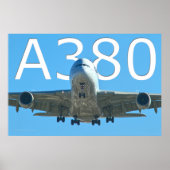 A380旅客機 ポスター (正面)