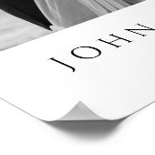 A3 SIZE – パーソナライズされた結婚記念日 ポスター (角)