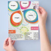 A4フライヤー チラシ (手)